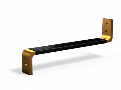 Black busbar epoxy coating for low voltage on copper